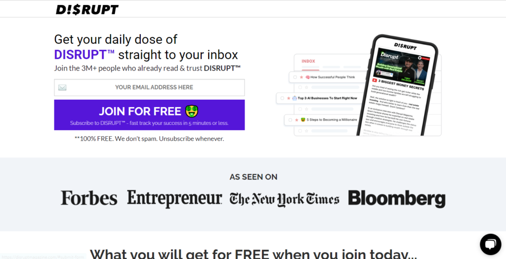 Disrupt